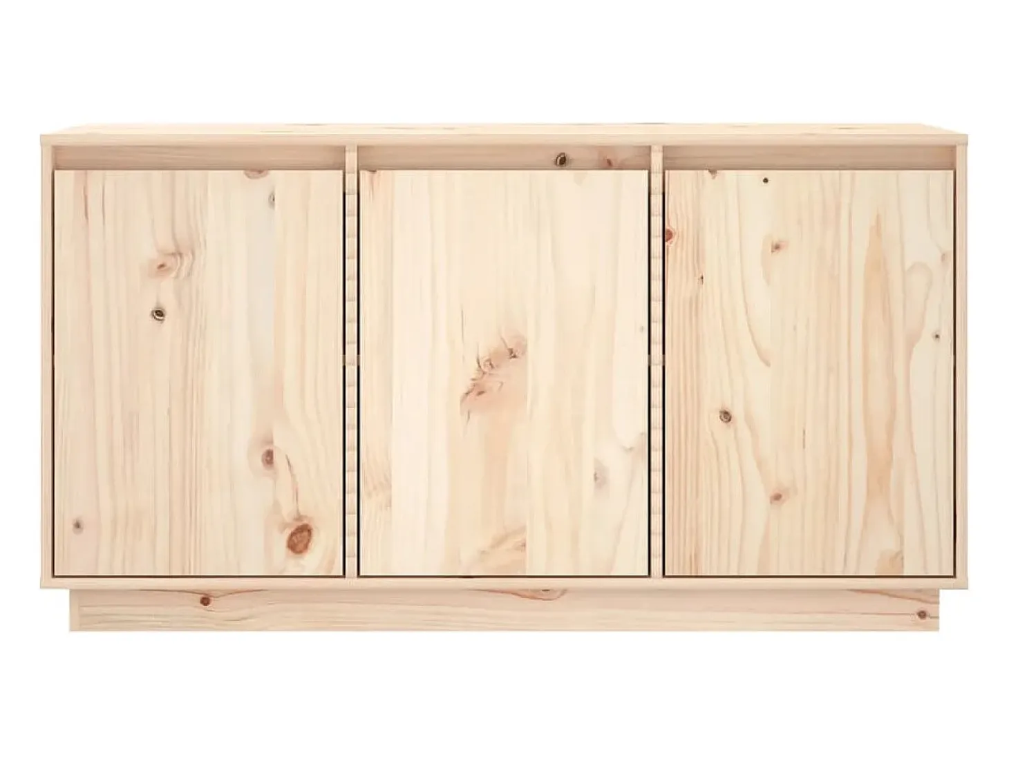 Aparador de madera maciza de pino 111x34x60 cm