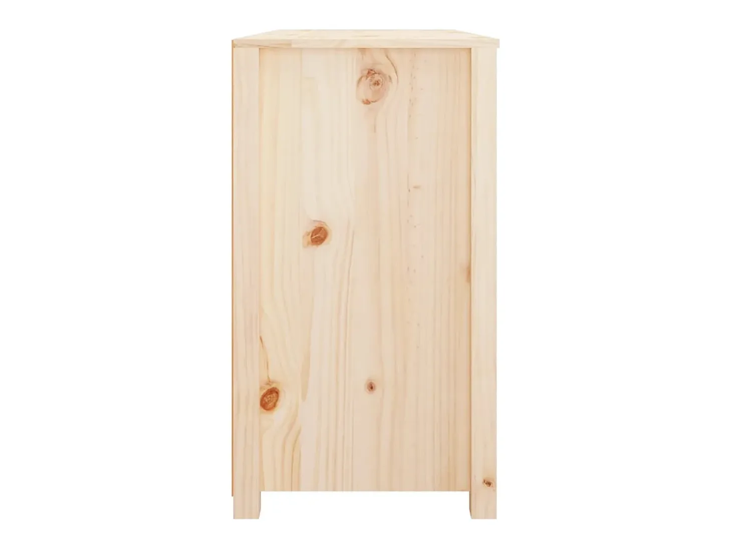 Aparador de madera maciza de pino 100x40x72 cm