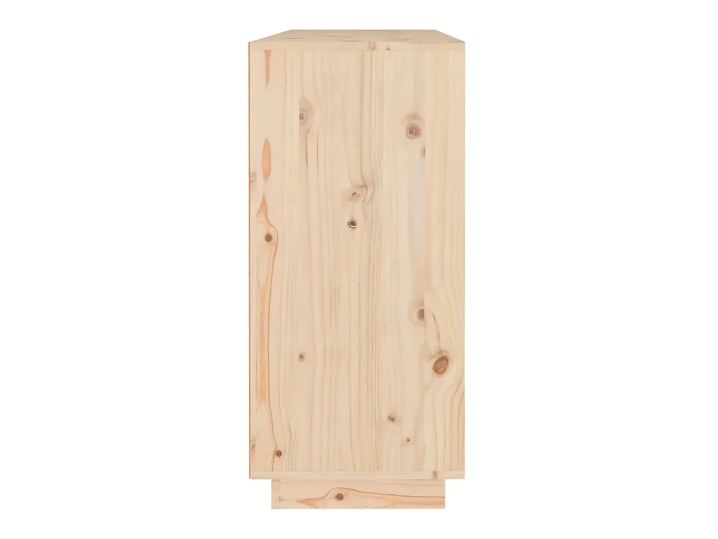 Aparador de madera maciza de pino 110x34x75 cm ES75900