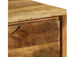 Aparador de madera maciza de mango 90x30x69 cm