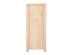 Aparador de madera maciza de pino 70x35x80 cm ES47476