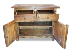 Aparador de madera maciza reciclada 75x30x65 cm ES21352