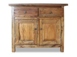 Aparador de madera maciza reciclada 75x30x65 cm ES21352