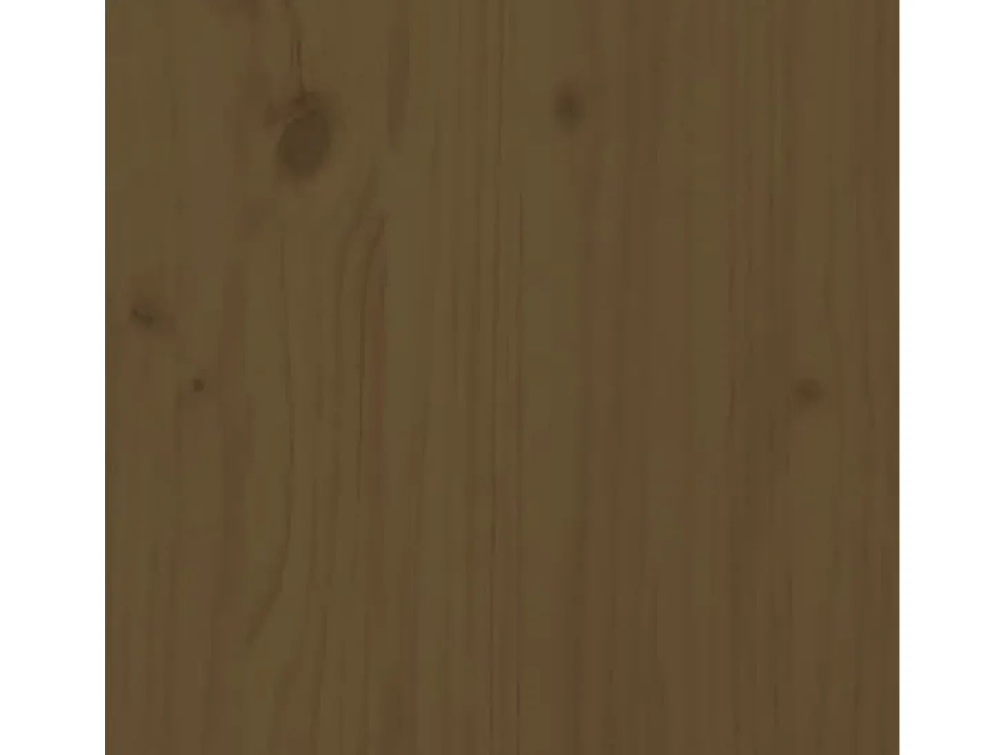 Aparador de madera maciza de pino marrón miel 164x37x68 cm