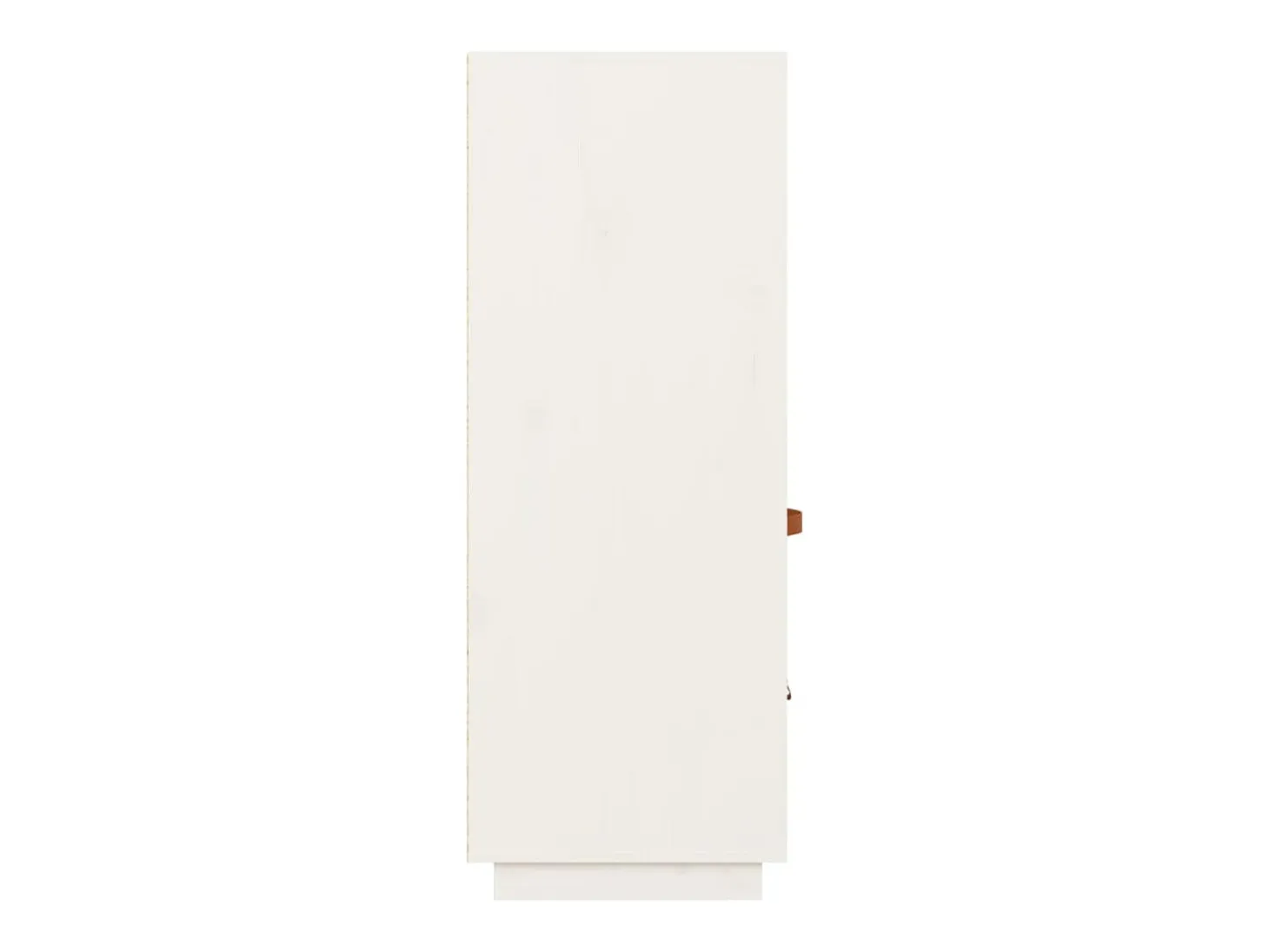 Aparador de madera maciza de pino blanco 67x40x108,5 cm