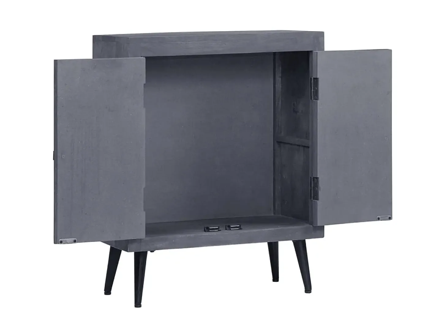 Aparador de madera maciza de mango 60x30x76 cm ES57925