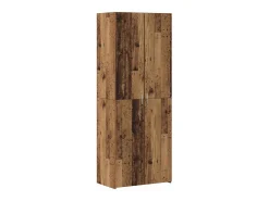 Aparador de madera vieja 70x42,5x185 cm madera contrachapada