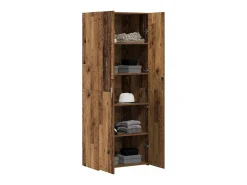 Aparador de madera vieja 70x42,5x185 cm madera contrachapada