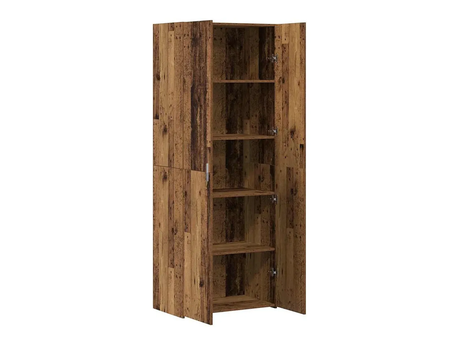 Aparador de madera vieja 70x42,5x185 cm madera contrachapada
