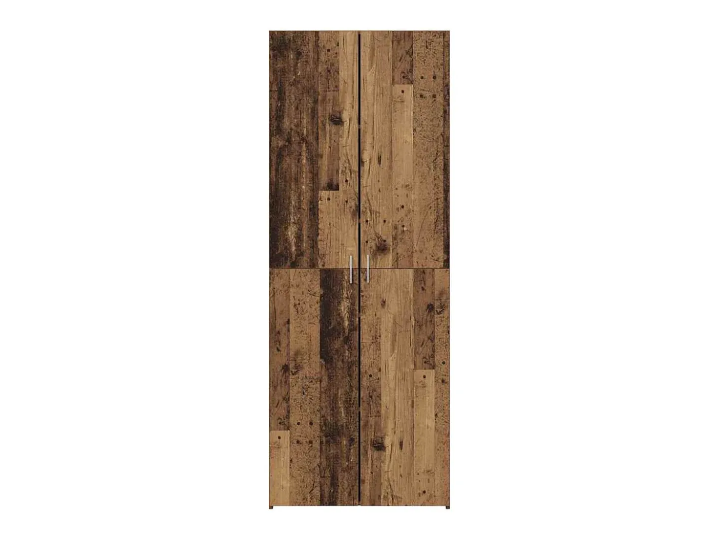 Aparador de madera vieja 70x42,5x185 cm madera contrachapada