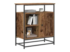 Aparador de madera vieja 69x35x80 cm en madera contrachapada y acero