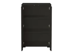 Aparador de MDF con 2 puertas decorativas con motivo en verdes naturales