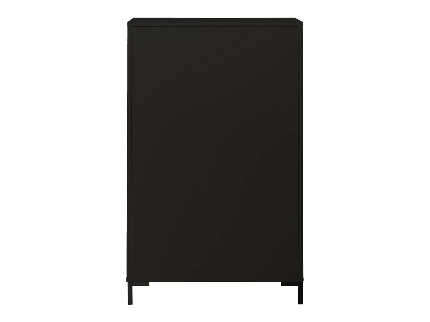 Aparador de MDF con 2 puertas decorativas con bloques en color teja, beige, azul y verde