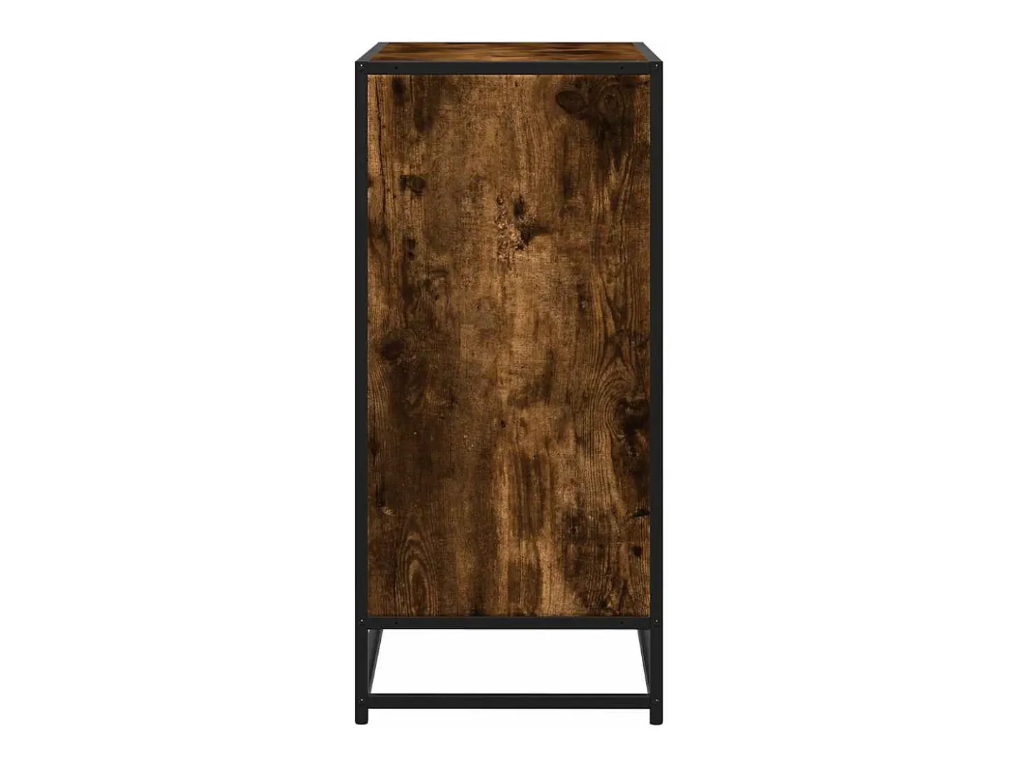 Aparador de roble ahumado 68x35x76 cm madera de ingeniería