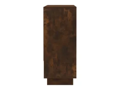 Aparador de roble ahumado 97x31x75 cm Madera de ingeniería