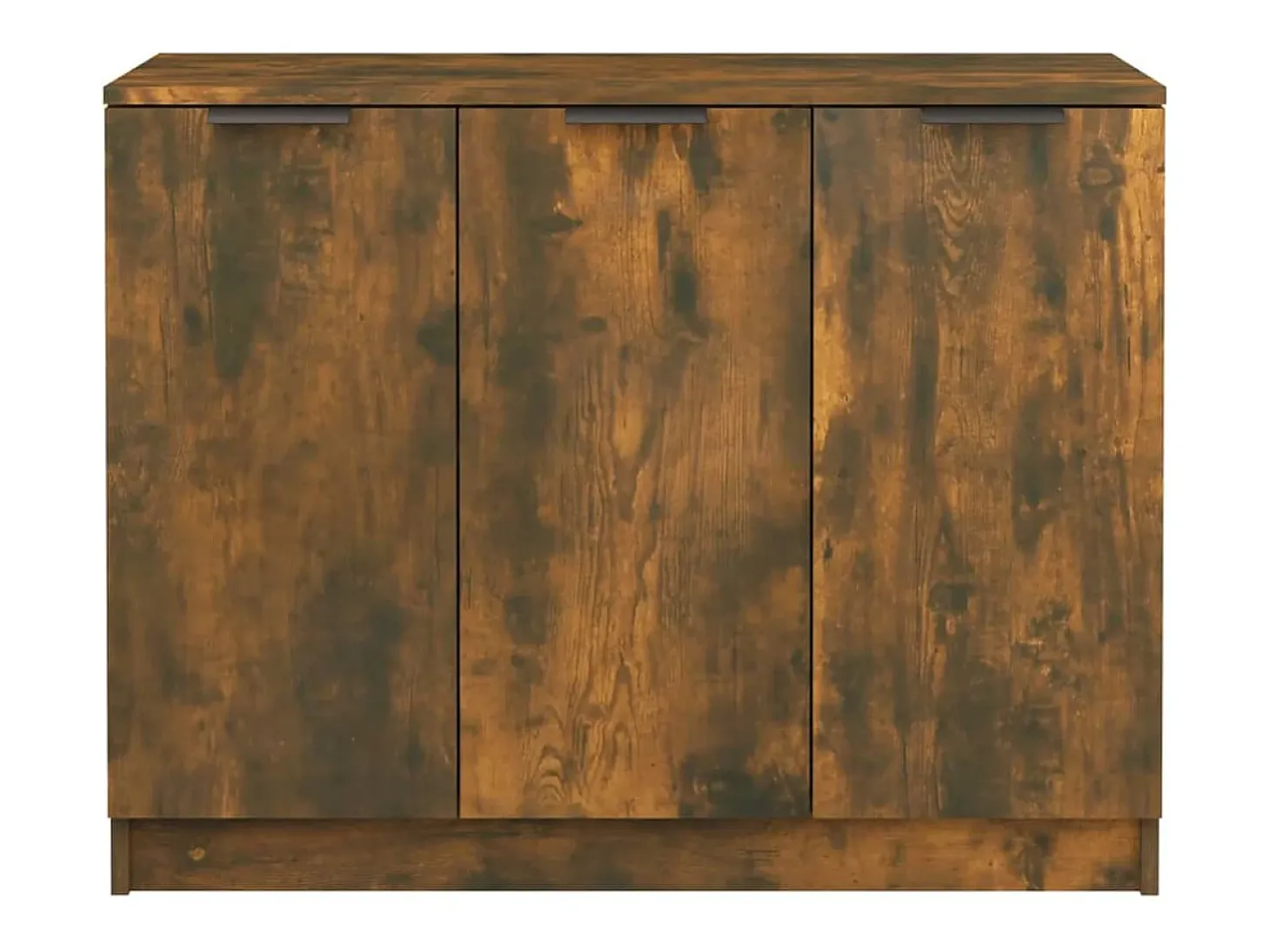 Aparador de roble ahumado 90,5x30x70 cm Madera de ingeniería