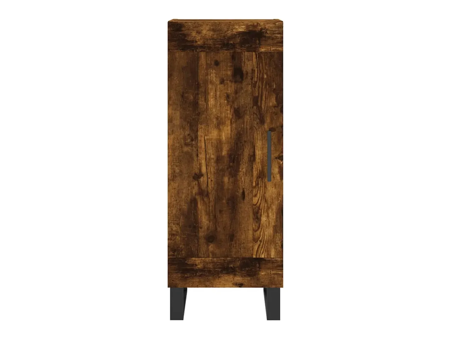 Aparador de roble ahumado 34,5x34x90 cm Madera de ingeniería