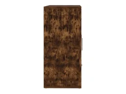 Aparador de roble ahumado 91x29,5x65 cm Madera de ingeniería