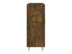 Aparador de roble ahumado 69,5x34x90 cm madera de ingeniería