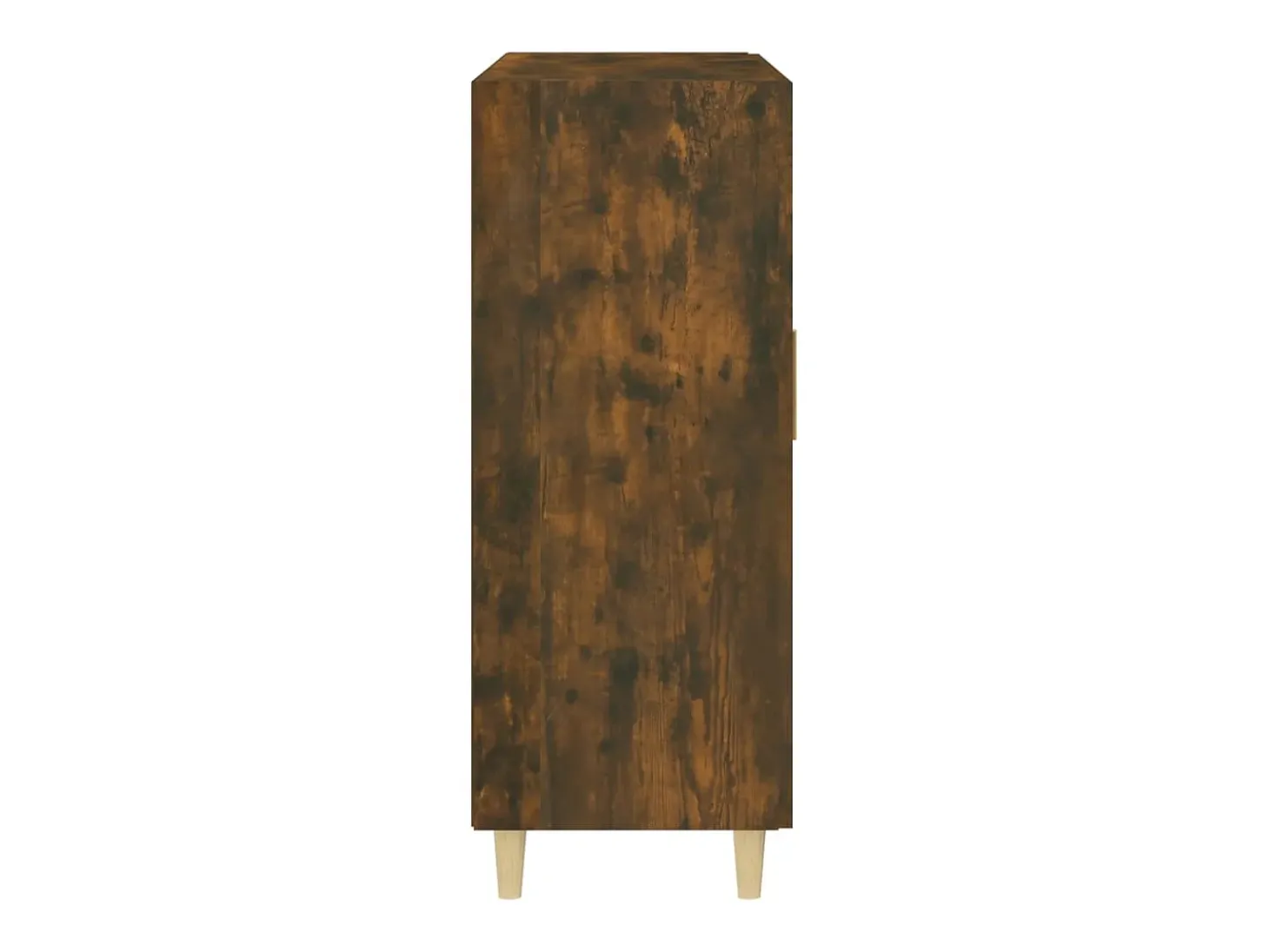 Aparador de roble ahumado 69,5x34x90 cm madera de ingeniería