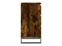 Aparador de roble ahumado 40x35x70 cm madera de ingeniería