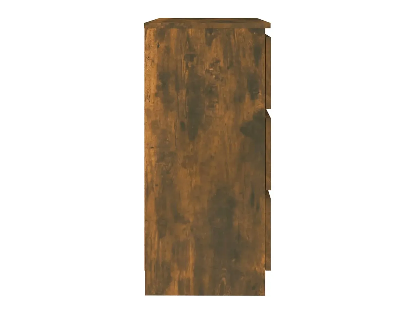 Aparador de roble ahumado 60x35x76 cm Madera de ingeniería