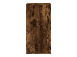 Aparador de roble ahumado 60x39x80 cm madera de ingeniería