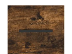 Aparador de roble ahumado 100x36x60 cm madera de ingeniería
