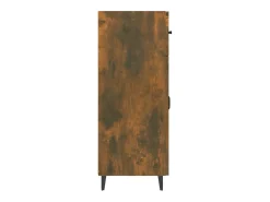 Aparador de roble ahumado 69,5x34x90 cm madera de ingeniería