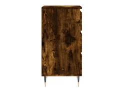 Aparador de roble ahumado 40x35x70 cm madera de ingeniería