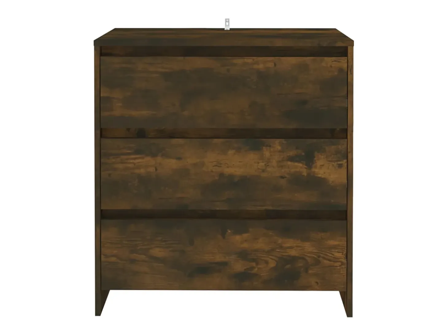 Aparador de roble ahumado 70x41x75 cm Madera de ingeniería