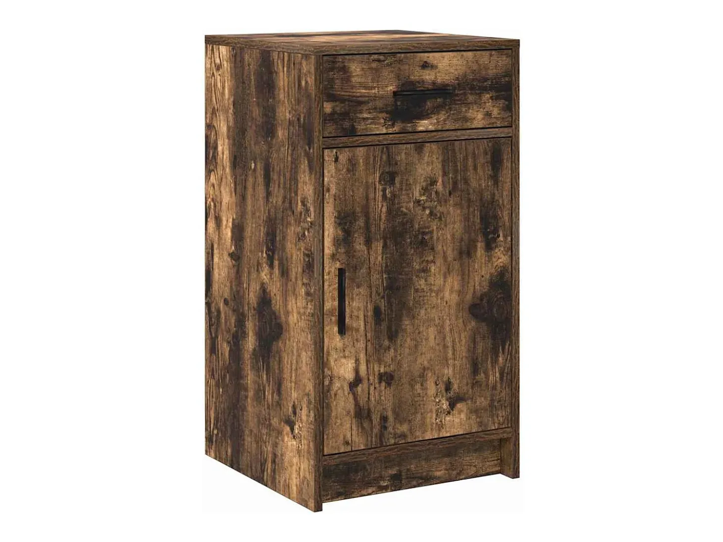 Aparador de roble ahumado 40 x 40,5 x 75 cm Madera de ingeniería