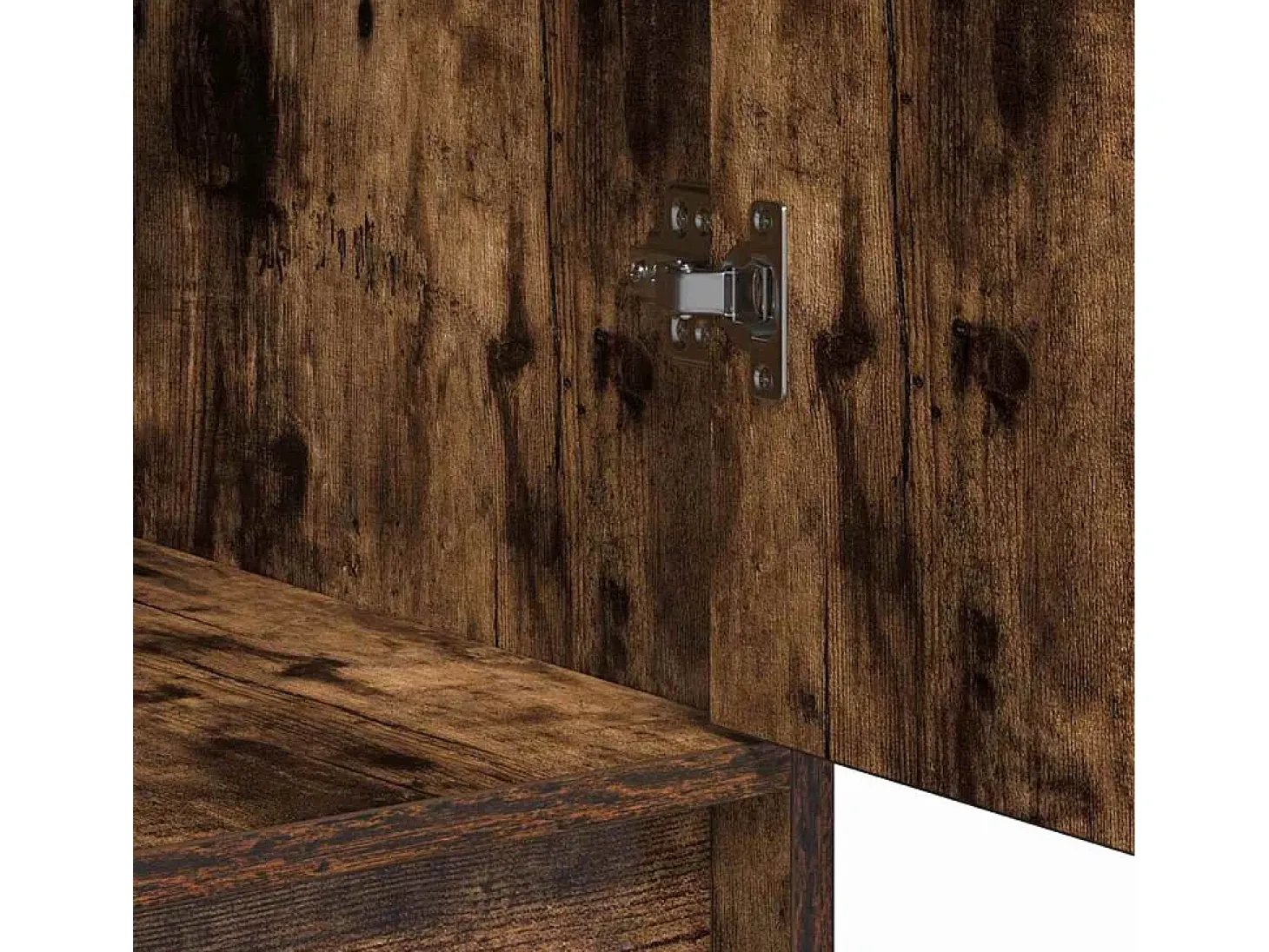 Aparador de roble ahumado 40 x 40,5 x 75 cm Madera de ingeniería