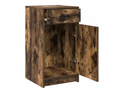 Aparador de roble ahumado 40 x 40,5 x 75 cm Madera de ingeniería