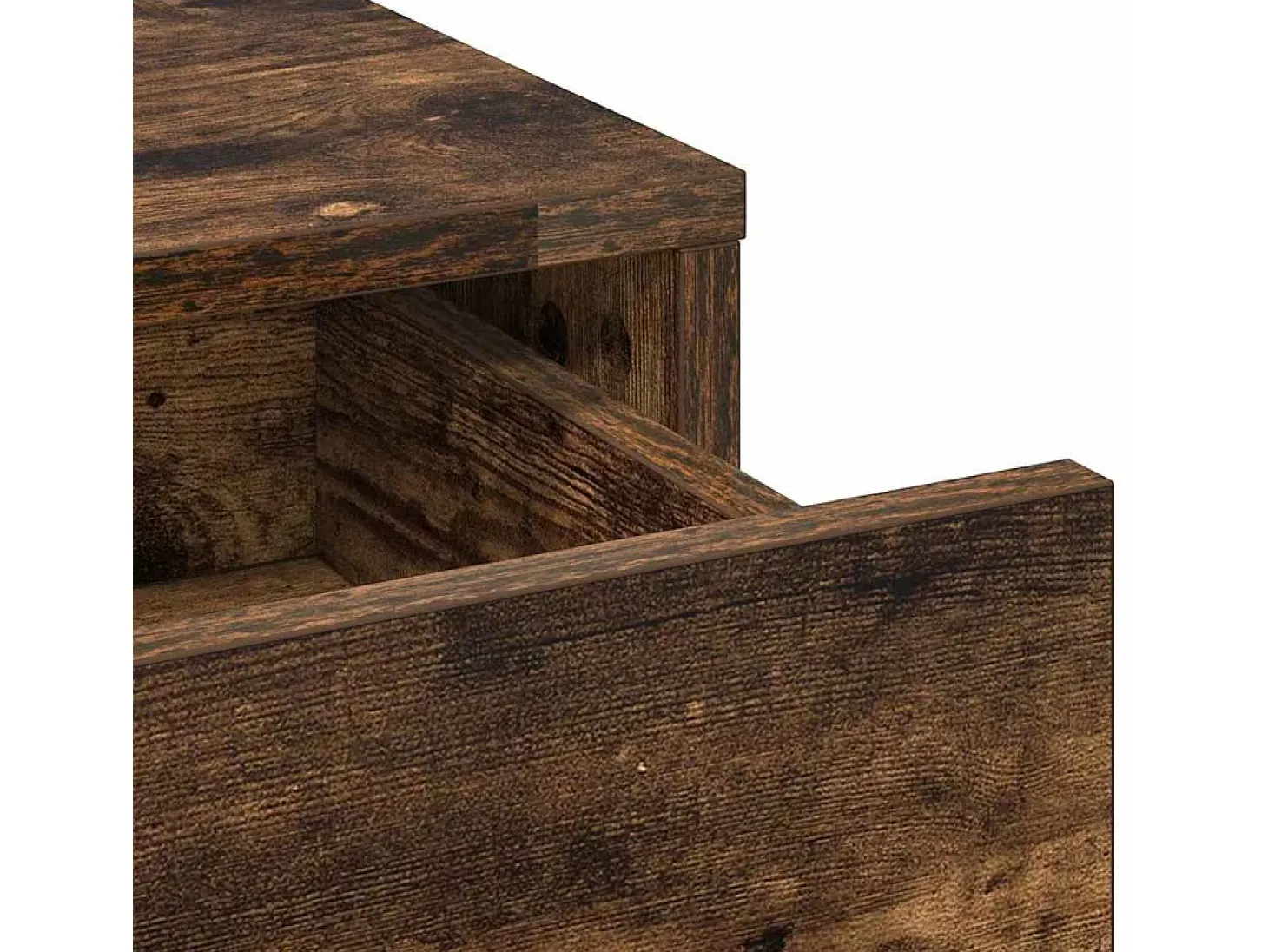 Aparador de roble ahumado 40 x 40,5 x 75 cm Madera de ingeniería