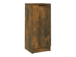 Aparador de roble ahumado 30x30x70 cm Madera de ingeniería