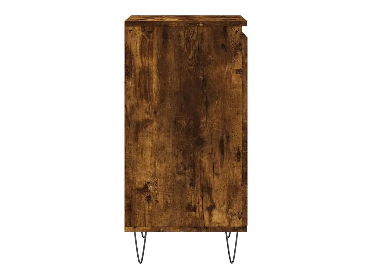 Aparador de roble ahumado 40x35x70 cm madera de ingeniería