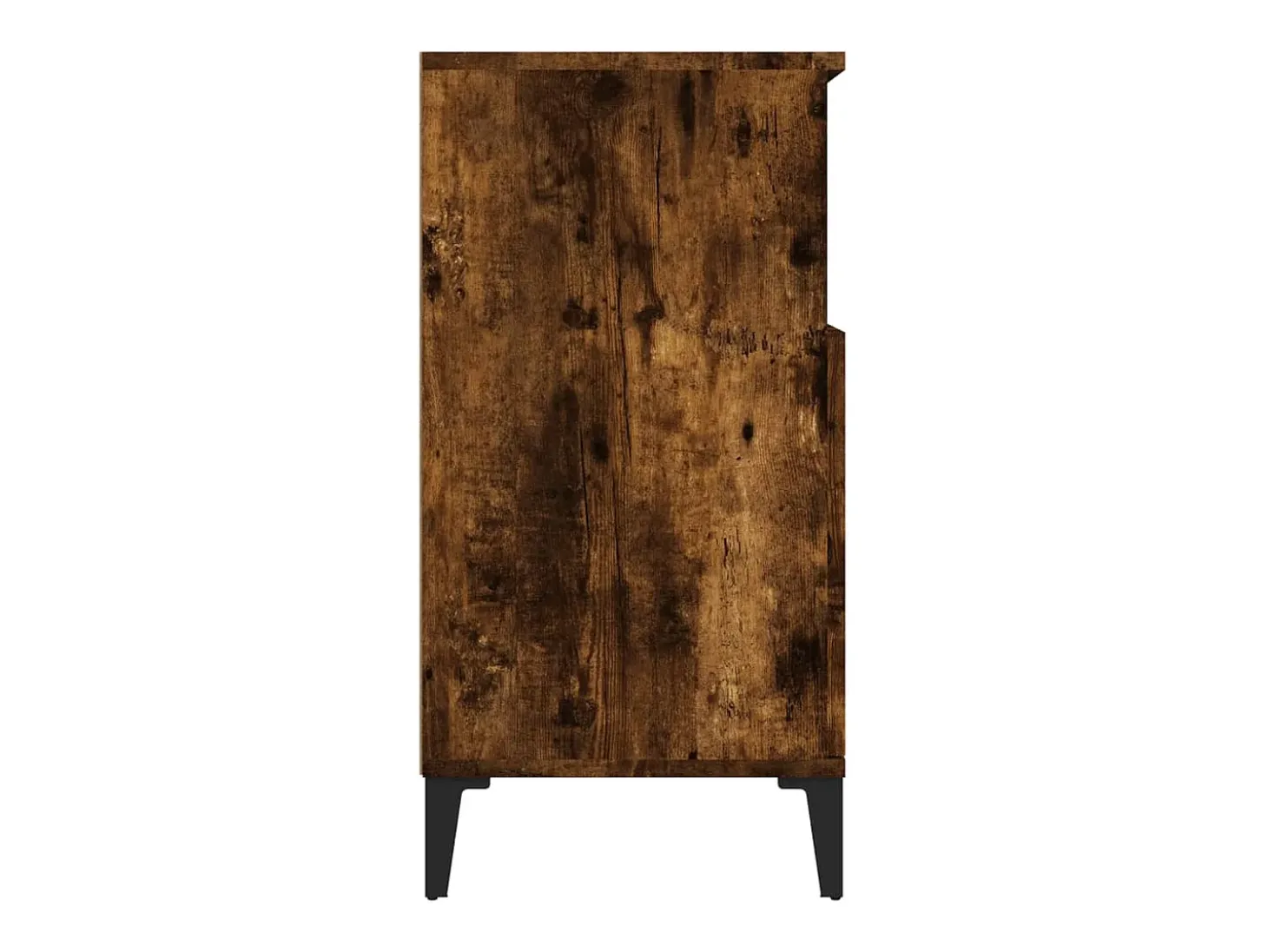 Aparador de roble ahumado 60x35x70 cm Madera de ingeniería