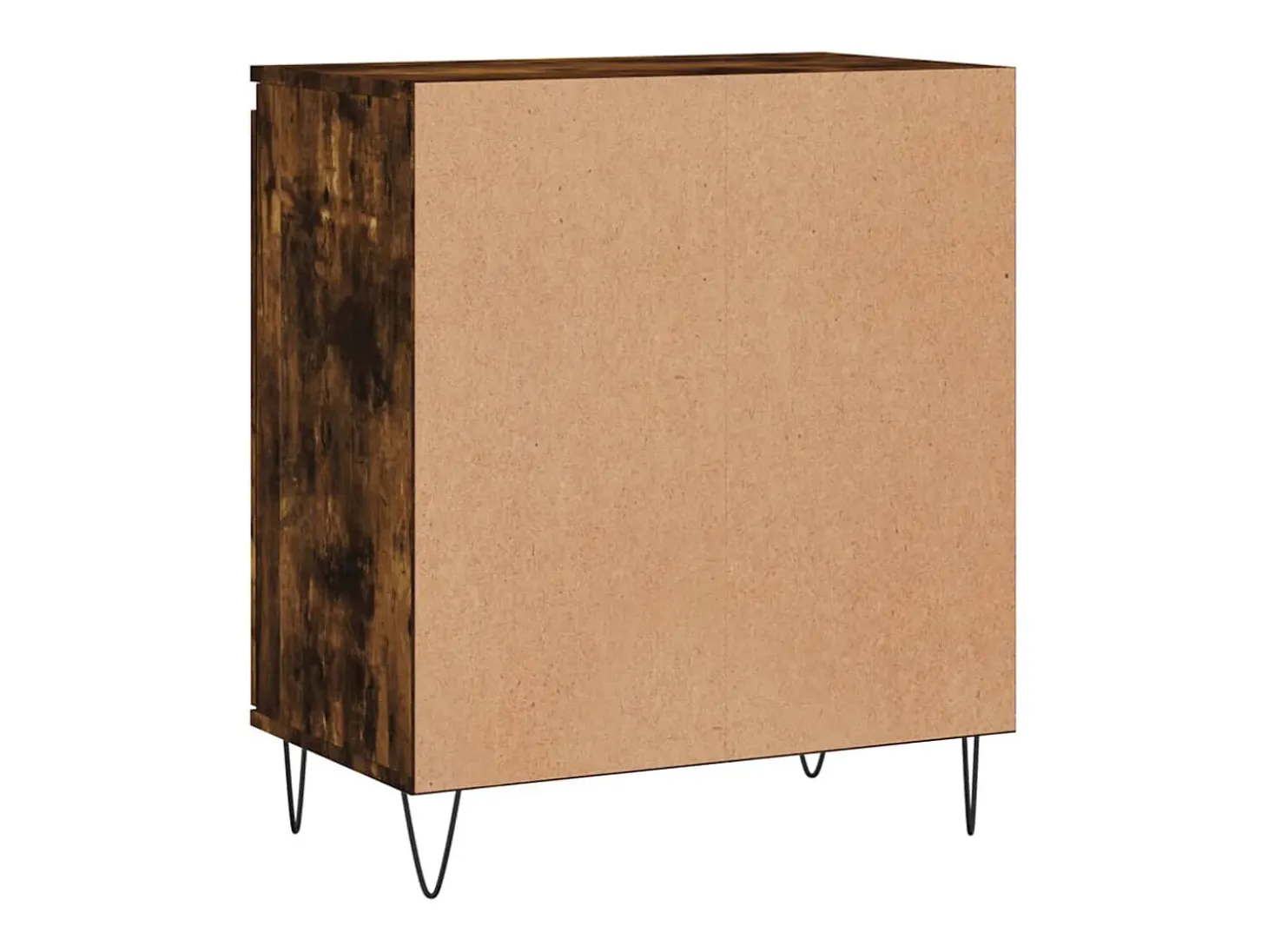 Aparador de roble ahumado 60x35x70 cm Madera de ingeniería