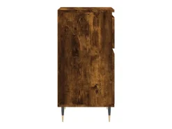 Aparador de roble ahumado 40x35x70 cm madera de ingeniería
