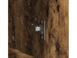 Aparador de roble ahumado 120x41x75 cm Madera de ingeniería