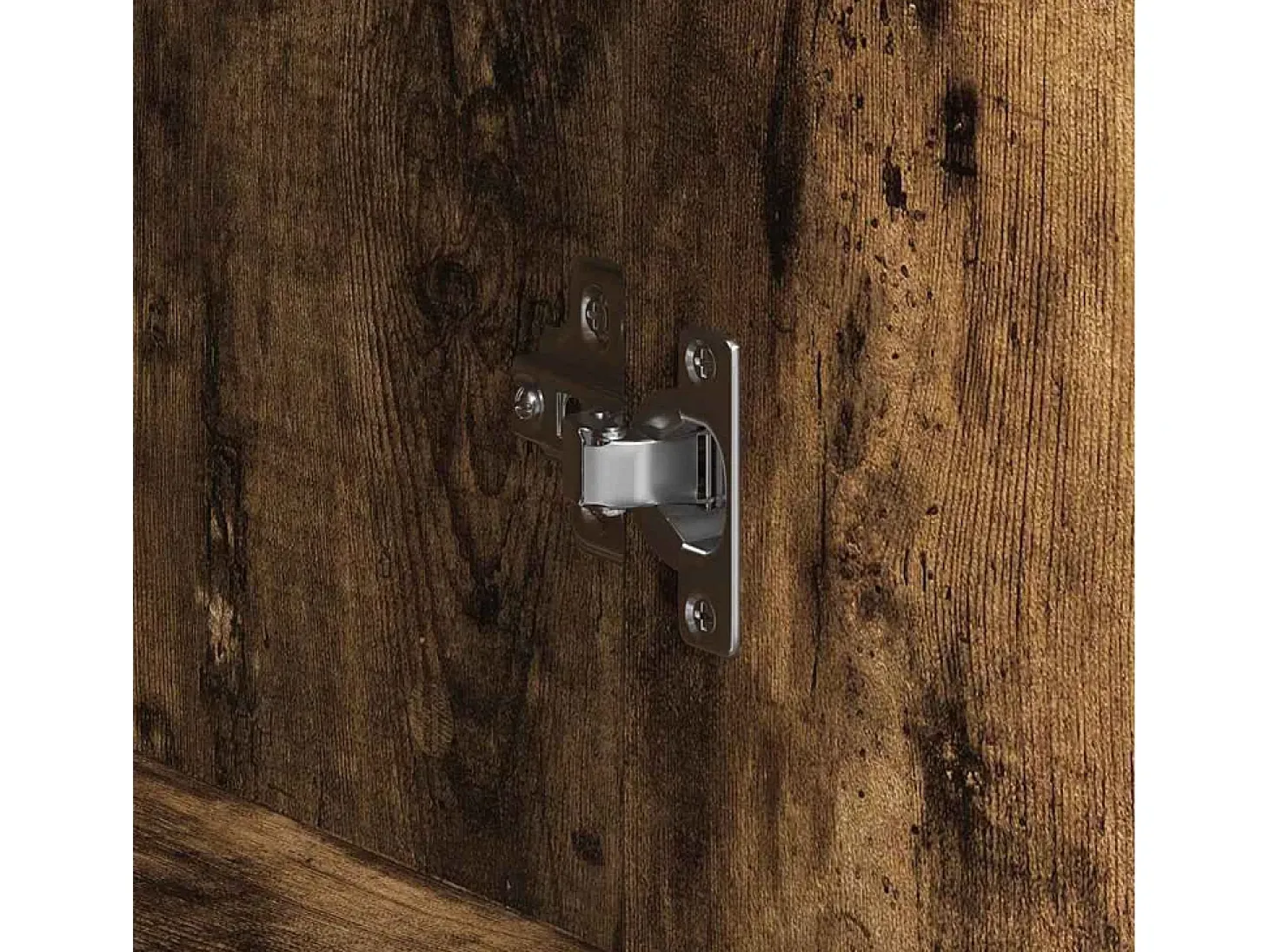 Aparador de roble ahumado 120x41x75 cm Madera de ingeniería