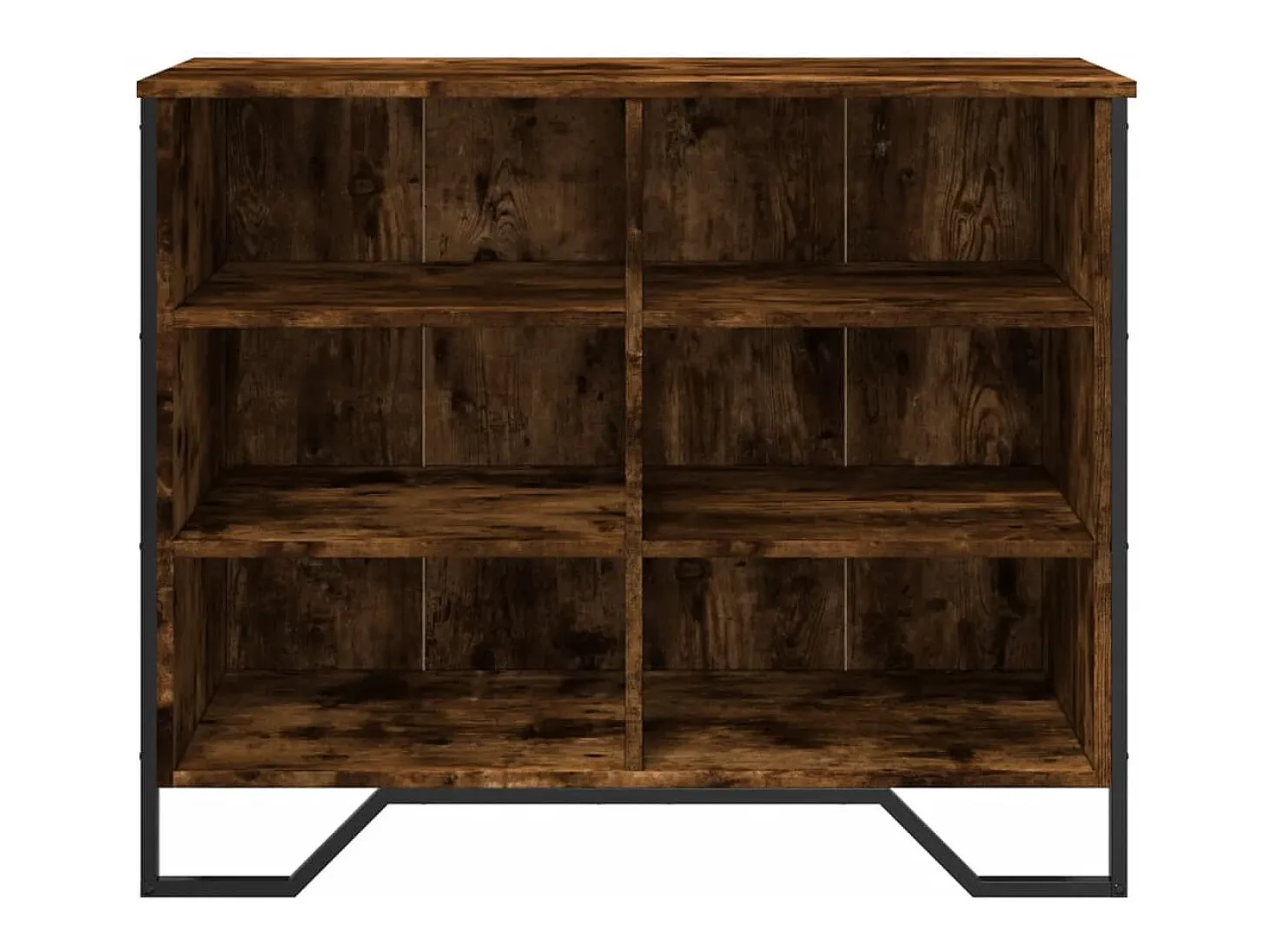 Aparador de roble ahumado 91x35,5x74,5 cm madera de ingeniería