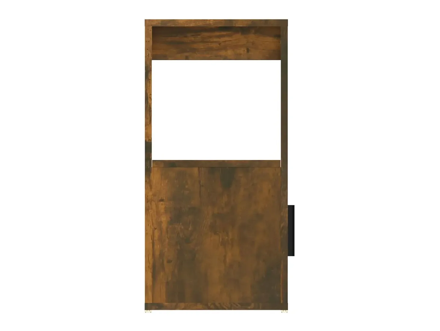 Aparador de roble ahumado 80x30x60 cm Madera de ingeniería