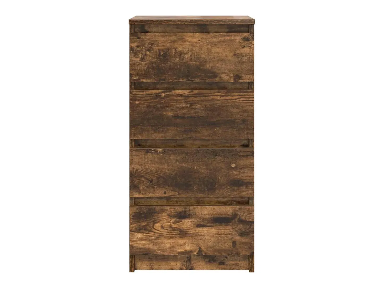 Aparador de roble ahumado 37,5x35x76 cm madera de ingeniería