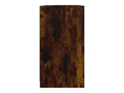 Aparador de roble ahumado 70x40,5x75 cm Madera de ingeniería