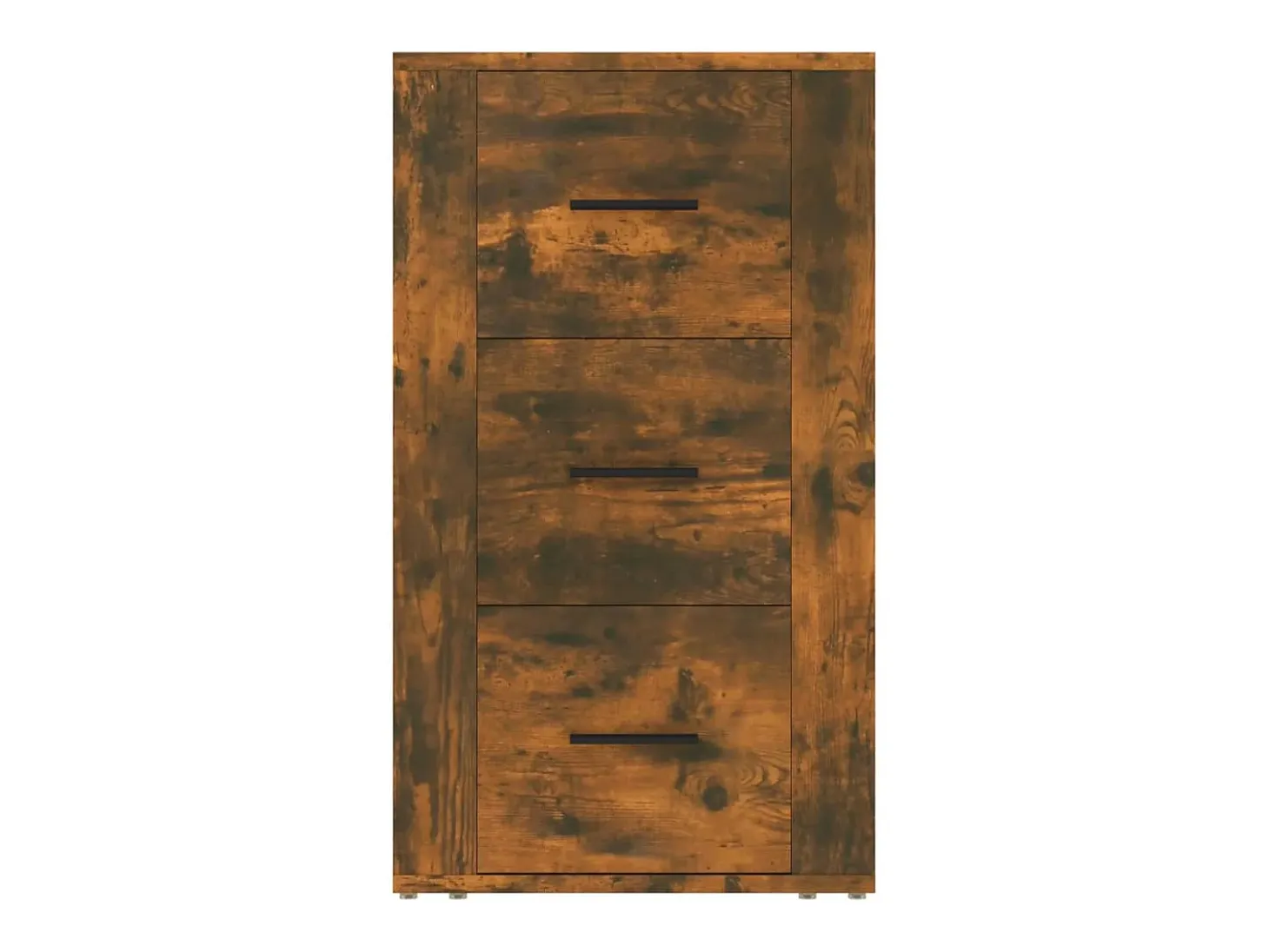 Aparador de roble ahumado 40x33x70 cm Madera de ingeniería