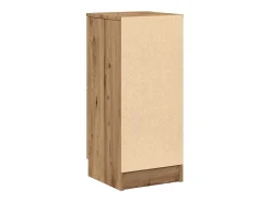 Aparador de roble artesanal 30x30x70 cm madera de ingeniería