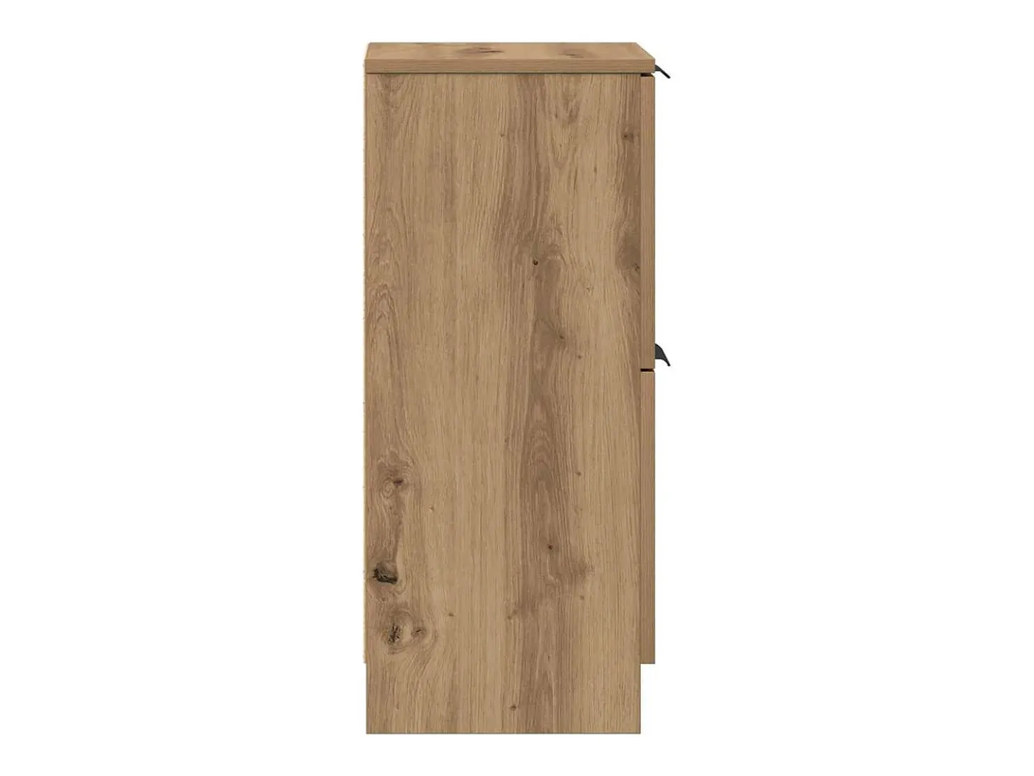 Aparador de roble artesanal 30x30x70 cm madera de ingeniería