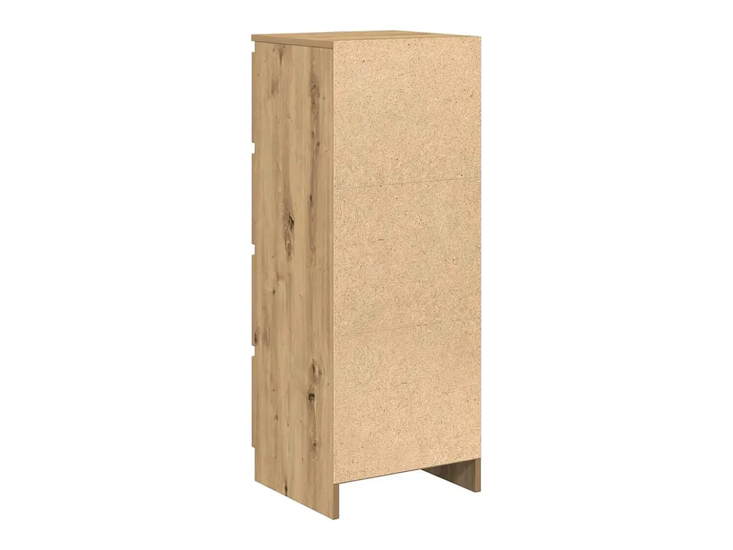 Aparador de roble artesanal 37,5x35x99 cm madera de ingeniería